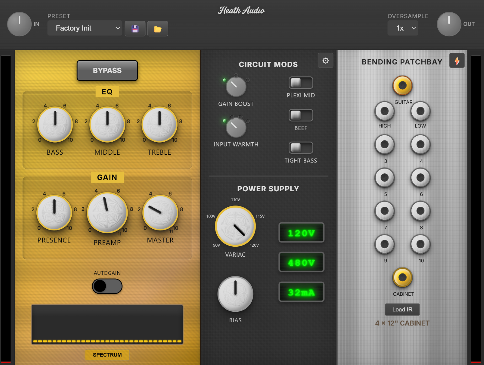 AmpBender Plugin Interface